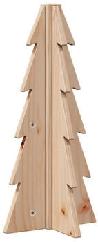 vidaXL Weihnachtsbaum Holz zum Schmücken Dekoration 49 cm Massivholz Kiefer