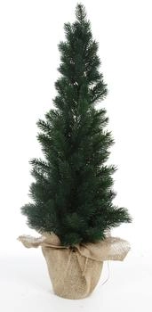 Sesua Weihnachtsbaum im Topf echt wirkend ungeschmückt H/D 80 / 30 cm