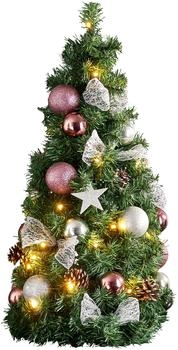 Eglo Künstlicher Weihnachtsbaum für innen LED-Beleuchtung Timer warmweiß batteriebetrieben ⌀ 65 cm