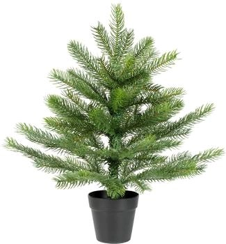 Kaemingk Grandis Weihnachtsbaum grün mit Vase Pe-Pvc 94 Tipps D 35 cm H 45 cm
