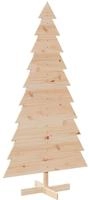 vidaXL Weihnachtsbaum Holz zum Schm&uuml;cken 180 cm Massivholz Kiefer