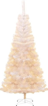 vidaXL White Iridescent Christmas Tree 240 cm PVC (344637)