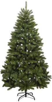 vidaXL Green Hinged Christmas Tree with Stand 180 cm (357779)