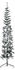 vidaXL White Slim Snowy Half Christmas Tree 120 cm (344608)