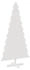 vidaXL White Wooden Christmas Tree 180 cm