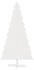vidaXL White Wooden Christmas Tree 180 cm