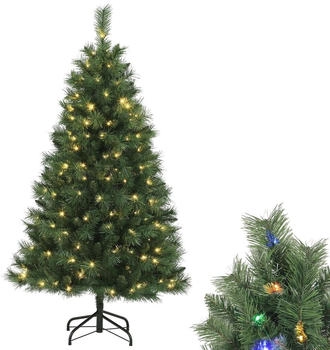 Salcar Artificial Christmas Tree with Multicolor and Warm White LEDs 120 cm