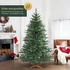 Salcar Bicolor Nordmann Artificial Christmas Tree with Wooden Stand