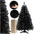 Springos Black Artificial Christmas Tree with Eco-Friendly Needles