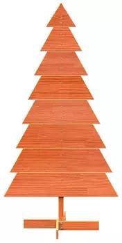 vidaXL Brown Wooden Christmas Tree 150 cm