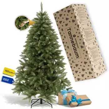 Springos Green Artificial Christmas Tree 180 cm with 540 Branches