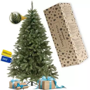 Springos Green Caucasian Spruce Artificial Christmas Tree 200 cm