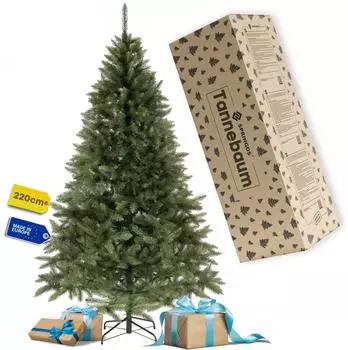 Springos Classic Green Artificial Christmas Tree 220 cm