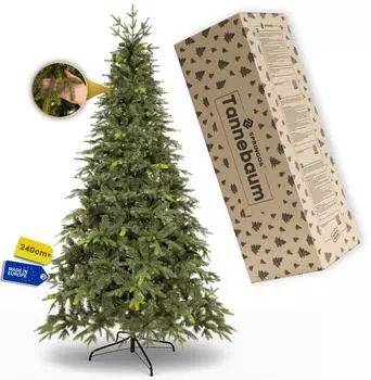 Springos Natural Green Spruce Artificial Christmas Tree 240 cm