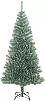 vidaXL Green Snow-Flocked Christmas Tree 240 cm (357776)