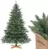180 ft: Salcar Green Nordmann Artificial Christmas Tree with Wooden Stand