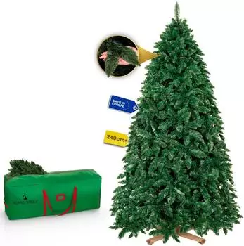 Springos Durable Scots Pine Artificial Christmas Tree 240 cm