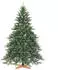 Salcar Green Nordmann Artificial Christmas Tree with Wooden Stand