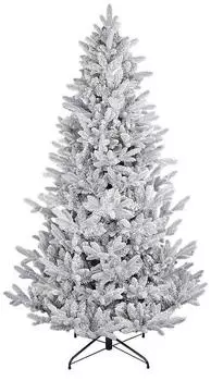 Salcar Christbaum mit Weiß Schneeflocken, 180 cm, Ø 123 cm