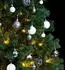 vidaXL Green LED Hinged Christmas Tree with Baubles 180 cm (3210164)