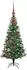 vidaXL Künstlicher Weihnachtsbaum vorbelichtet, grün, 120cm (3396744)