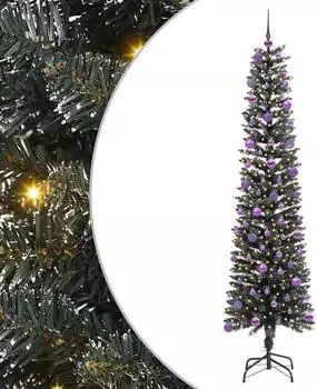 vidaXL K&uuml;nstlicher Weihnachtsbaum 300 LEDs, gr&uuml;n, 210cm (3395958)