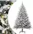 vidaXL Künstlicher Weihnachtsbaum vorbelichtet mit Kugelset, grün (3395412)