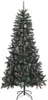 vidaXL K&uuml;nstlicher Weihnachtsbaum mit St&auml;nder Gr&uuml;n 240 cm PVC