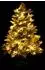 vidaXL Weihnachtsbaum mit Beleuchtung und Kiefernzapfen, grün, 150cm (344296)