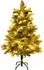vidaXL Weihnachtsbaum mit Beleuchtung und Kiefernzapfen, grün, 150cm (344296)