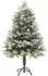 vidaXL Weihnachtsbaum mit Beleuchtung und Kiefernzapfen, grün, 150cm (344296)