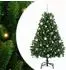 vidaXL Künstlicher Weihnachtsbaum grün 150cm PVC und Metall (3395681)