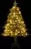 vidaXL Künstlicher Weihnachtsbaum mit Beleuchtung und Kiefernzapfen, grün, 120cm (344287)