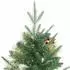 vidaXL Künstlicher klappbarer Weihnachtsbaum mit Ständer, grün, 180cm (42019303)