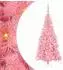 vidaXL Weihnachtsbaum mit Ständer, rosa, 300 LEDs, 180cm PVC (3396431)