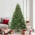vidaXL Künstlicher Weihnachtsbaum 300 LEDs, grün, 180cm, PE/PVC (3397545)