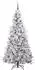 vidaXL Künstlicher Weihnachtsbaum, klappbar, weiß, 180cm, PE/PVC (3397490)