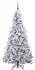 vidaXL Künstlicher Weihnachtsbaum, klappbar, weiß, 180cm, PE/PVC (3397490)