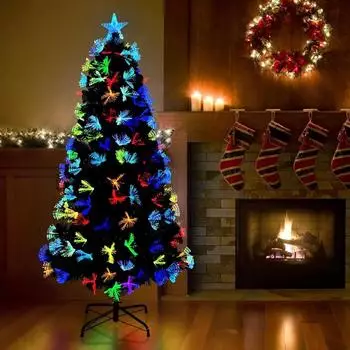 vidaXL K&uuml;nstlicher Weihnachtsbaum gr&uuml;n 150cm 160 LEDs PVC (42019343)