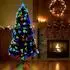 vidaXL Künstlicher Weihnachtsbaum grün 150cm 160 LEDs PVC (42019343)