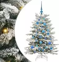 vidaXL K&uuml;nstlicher klappbarer Weihnachtsbaum Wei&szlig; 120 cm PE und PVC