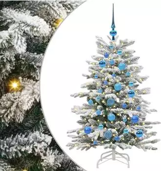 vidaXL K&uuml;nstlicher klappbarer Weihnachtsbaum wei&szlig; 120cm PE/PVC (3395629)