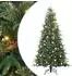 vidaXL Künstlicher Weihnachtsbaum, klappbar, grün, 240cm, PE/PVC (3397448)