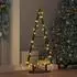 vidaXL Metall-Weihnachtsbaum mit Ständer, Stahl, schwarz, 90cm (42019170)