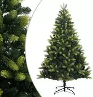 vidaXL K&uuml;nstlicher Weihnachtsbaum Klappbar mit St&auml;nder 120 cm