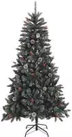 vidaXL K&uuml;nstlicher Weihnachtsbaum mit St&auml;nder Gr&uuml;n 180 cm PVC