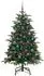 vidaXL Künstlicher Weihnachtsbaum mit Ständer, grün, 150LEDs, 150cm (3395547)
