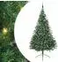 vidaXL Künstlicher vorbeleuchteter Weihnachtsbaum grün 240cm PVC (3397038)