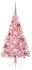 vidaXL Künstlicher Weihnachtsbaum, vorbelichtet, rosa, 120cm, PVC (3397049)