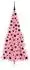 vidaXL Weihnachtsbaum mit Ständer, rosa, 300 LEDs, 180cm, PVC (3396430)